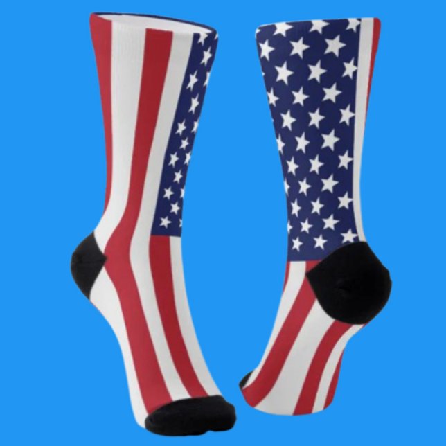 American Flag Crew Socks - Patriotic Socken (Von Creator hochgeladen)