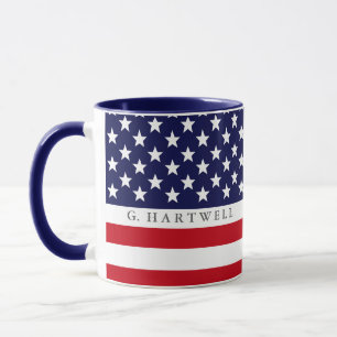 American Flag Custom Tasse