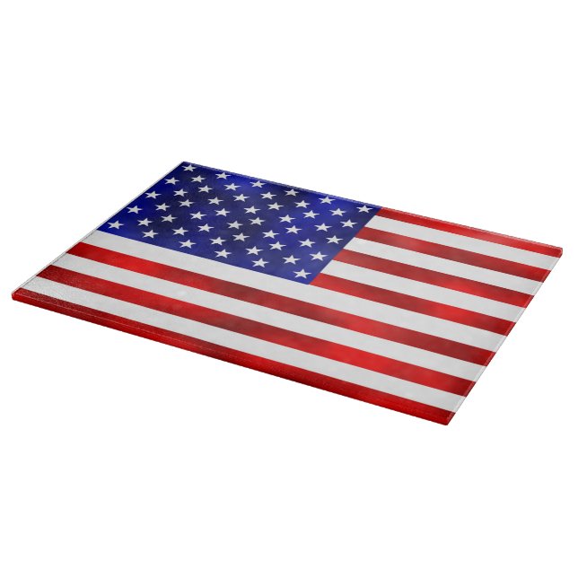 American Flag Cutting Board Schneidebrett (Ecke)