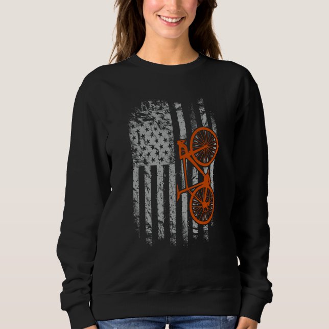 American Flag Cycling Sweatshirt (Vorderseite)