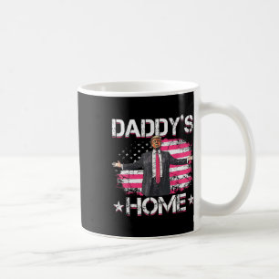 American Flag Daddy's Zuhause Trump 2024 Patriotic Kaffeetasse