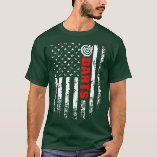 American Flag Darts Backside T-Shirt