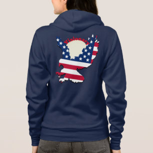 American Flag Design Hoodie