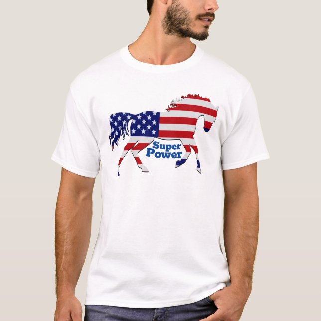 American Flag Design T-Shirt (Vorderseite)
