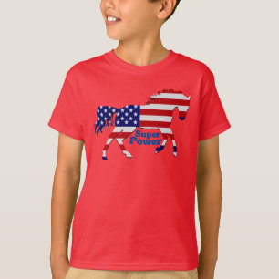 American Flag Design T-Shirt