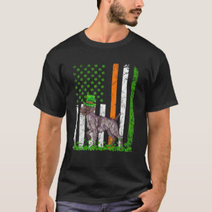 American Flag Drahthaar Pointing Griffon Dog Liebe T-Shirt