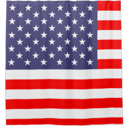 American Flag Duschvorhang