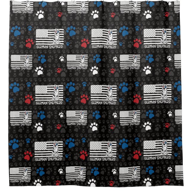 American Flag Duschvorhang (Vorderseite)