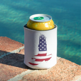 American Flag & Eagle Drink Cooler, 4 Juli Dosenkühler