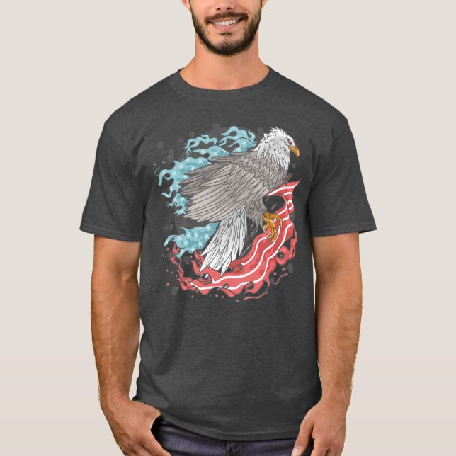 American Flag Eagle T-Shirt (Vorderseite)