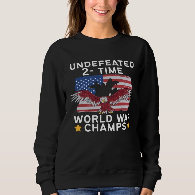 American Flag Eagle World Champs Sweatshirt (Vorderseite)