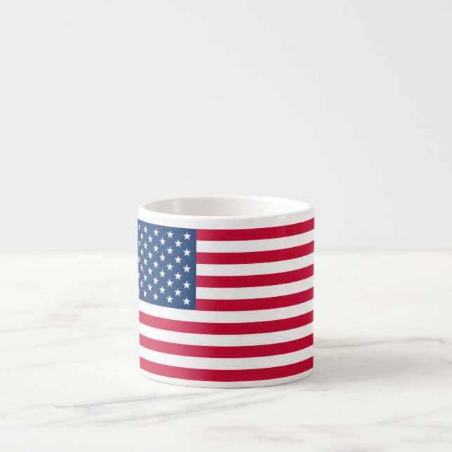 American Flag Espresso Cup USA Tasse (Vorderseite)