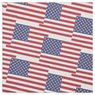 American Flag Fabric Stoff