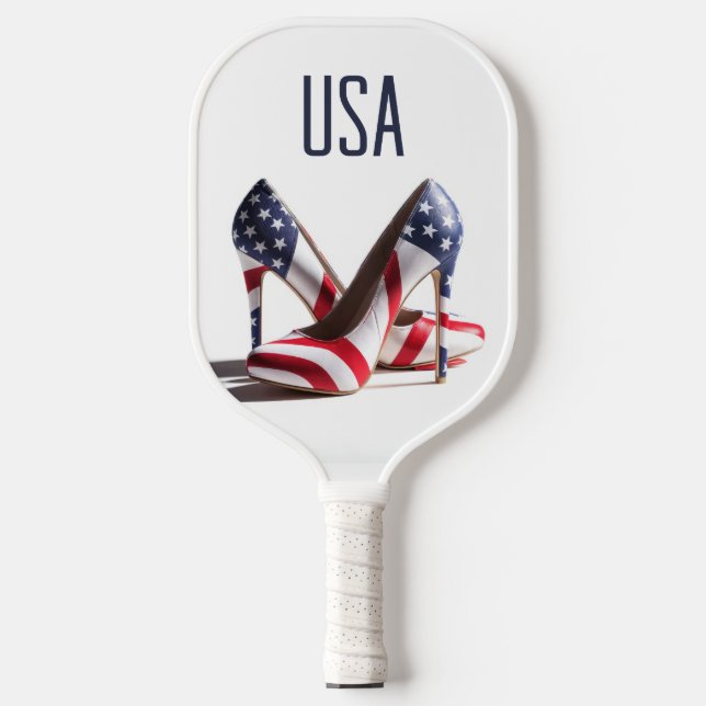 American Flag Fashion Pumps Pickleball Schläger (Vorderseite)