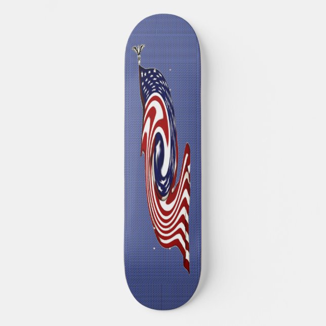 American Flag Fast Flow Skateboard (Vorderseite)