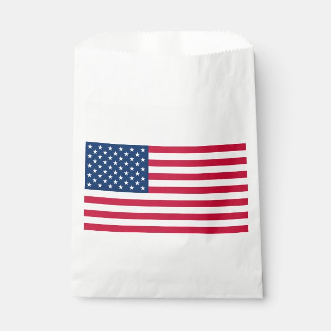 American Flag Favor Bag Geschenktütchen (Vorderseite)