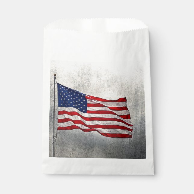 American Flag Favor Bag Geschenktütchen (Vorderseite)