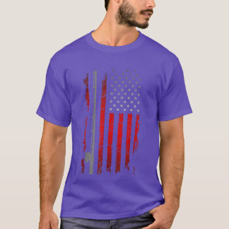 American Flag Fishing ApparelFishing52 T-Shirt