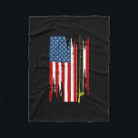 American Flag Fishing Vintage Fishing  Fleecedecke<br><div class="desc">American Flag Fishing Vintage Fishing Gift. Perfect gift for your dad,  mom,  papa,  men,  women,  friend and family members on Thanksgiving Day,  Christmas Day,  Mothers Day,  Fathers Day,  4th of July,  1776 Independent day,  Veterans Day,  Halloween Day,  Patrick's Day</div>