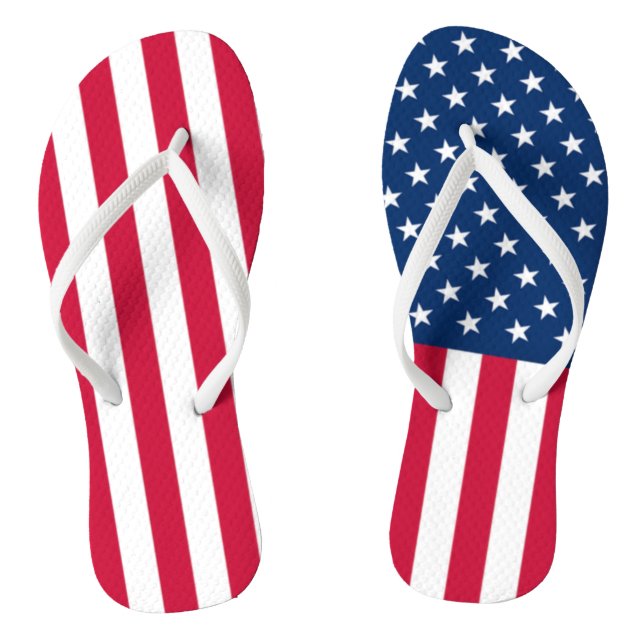 American Flag Flip Flops USA (Fußbett)