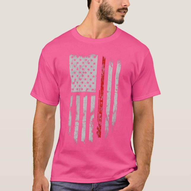 American Flag Flute Player T Shirts (Vorderseite)
