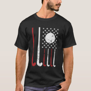 American Flag Fockey T-Shirt