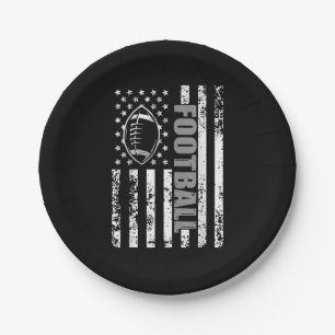 American Flag Football Patriotic Football Pappteller