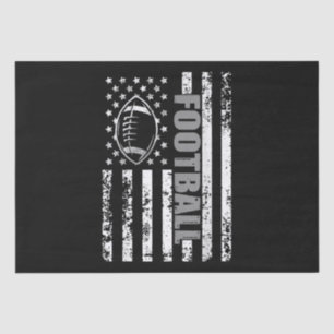 American Flag Football Patriotic Football Seidenpapier