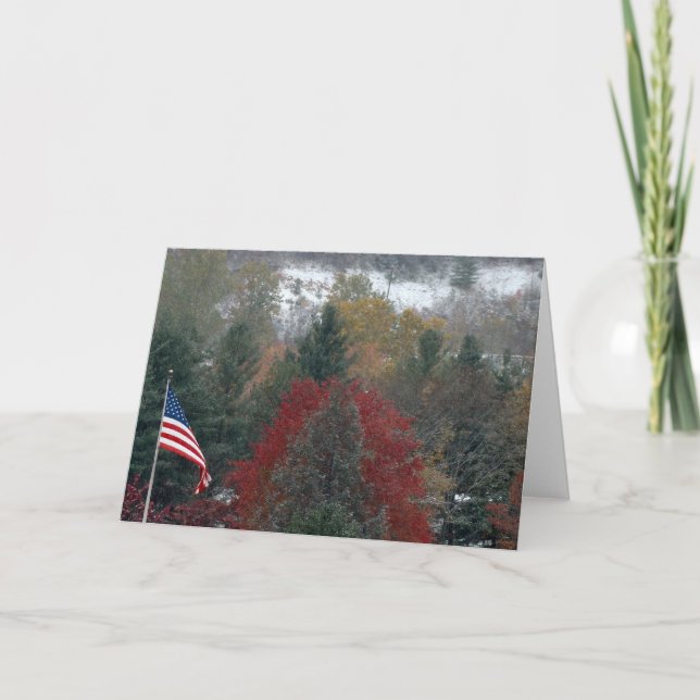 American Flag Forever Karte (Vorderseite)