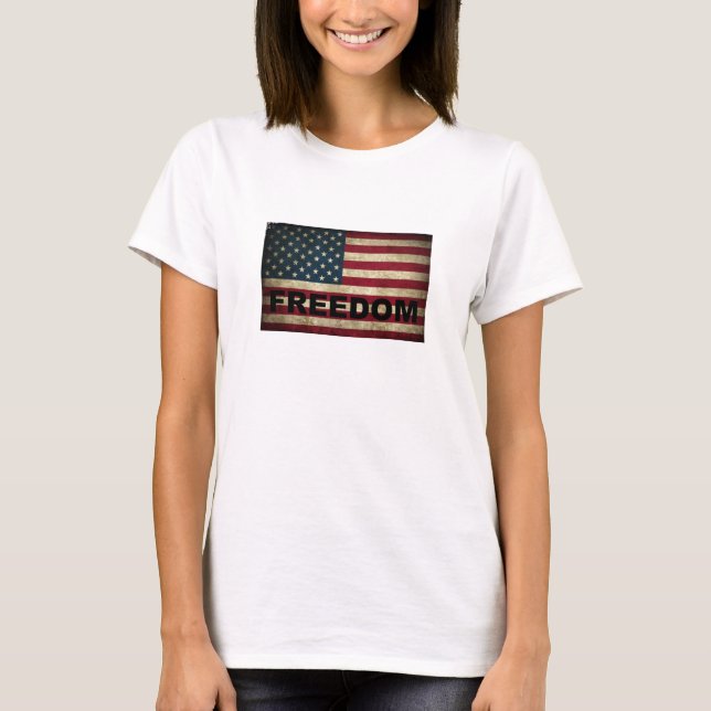 American Flag Freedom T - Shirt (Vorderseite)