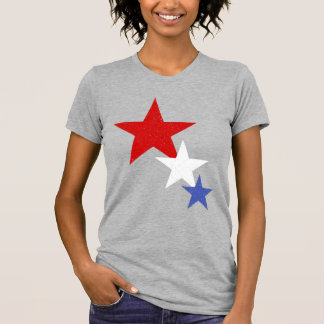 American Flag Glitzer Stars Frauen T-Shirt