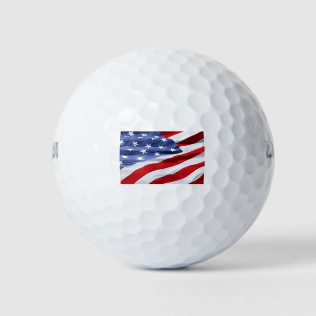 American Flag Golf Gift Golfball (Vorderseite)