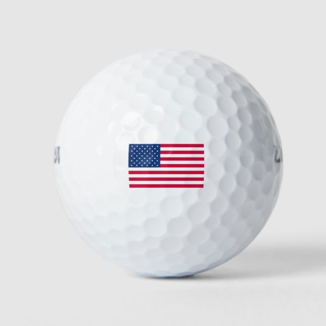 American Flag Golf Golfball (Vorderseite)