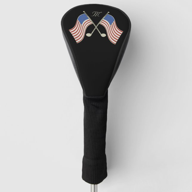 American Flag Golf Head Cover Golf Headcover (Vorderseite)