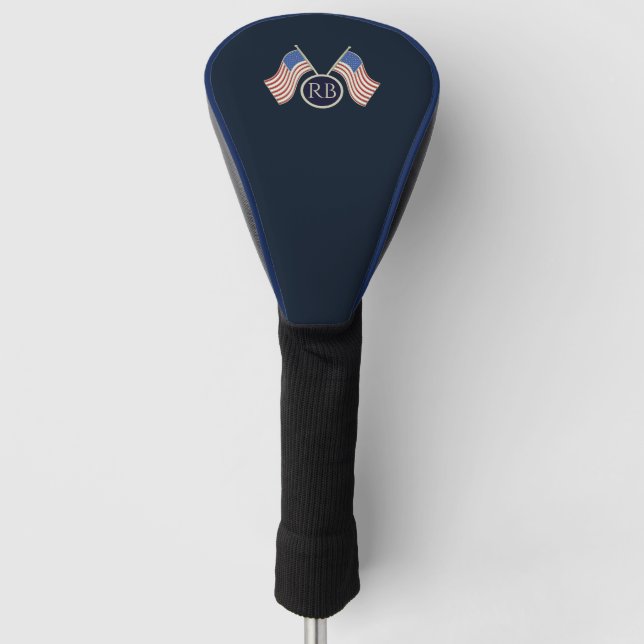 American Flag Golf Head Cover Headcover (Vorderseite)