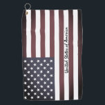 American Flag & golf USA Staaten / sports Washingt Golfhandtuch<br><div class="desc">Sport-/Golfhandtuch: Vintag - USA & American Flag Fashion (USA) - Liebe mein Land, Reisen, Urlaub, Patrioten / Sportfans</div>