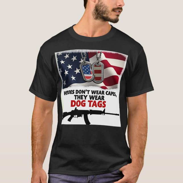 American Flag Graphic T-Shirt (Vorderseite)