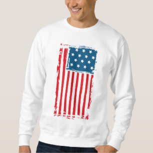 American Flag Grunge Vintag Tshirt