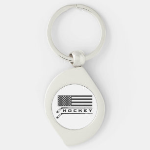 American Flag Hockey Apparel - Hockey Schlüsselanhänger