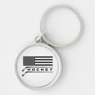 American Flag Hockey Apparel - Hockey Schlüsselanhänger