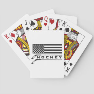 American Flag Hockey Apparel - Hockey Spielkarten