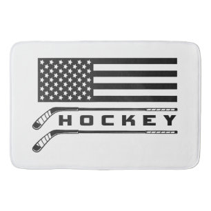 American Flag Hockey Apparel - HockeyAmerican Flag Badematte