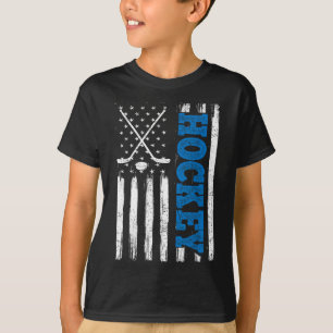 American Flag Hockey Usa Patriotic Shirt Hockey Lo