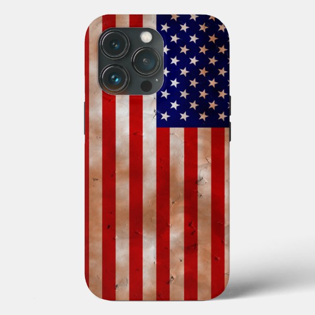 American Flag Iphone 13 Pro Max Case (Rückseite)