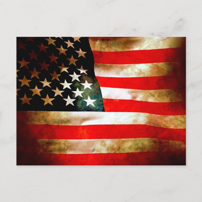 American Flag Items Postkarte (Vorderseite)