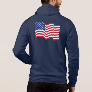 American Flag Jacket Hoodie