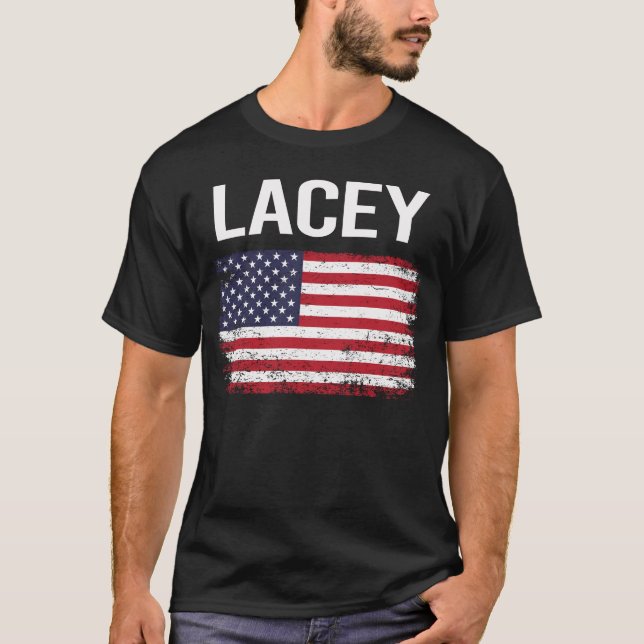 American Flag Lacey T-Shirt (Vorderseite)