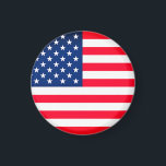 American Flag Magnet Gift - USA<br><div class="desc">USA - USA - Flag - Patriotic - Unabhängigkeitstag - 4. Juli - Anpassbar - Wählen / Fügen Sie Ihren einzigartigen Text / Farbe / Bild - Make Your Special Gift - Neu formatieren und verschieben oder entfernen und hinzufügen / Bild mit Anpassungs-Tool. Sie können Designs auch auf mehr als...</div>