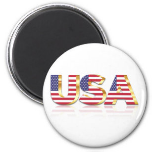American Flag Magnet Gift USA - Patriotic