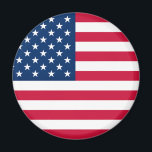 American Flag Magnet - USA<br><div class="desc">USA - USA - Flag - Patriotic - Unabhängigkeitstag - 4. Juli - Anpassbar - Wählen / Fügen Sie Ihren einzigartigen Text / Farbe / Bild - Make Your Special Gift - Neu formatieren und verschieben oder entfernen und hinzufügen / Bild mit Anpassungs-Tool. Sie können Designs auch auf mehr als...</div>